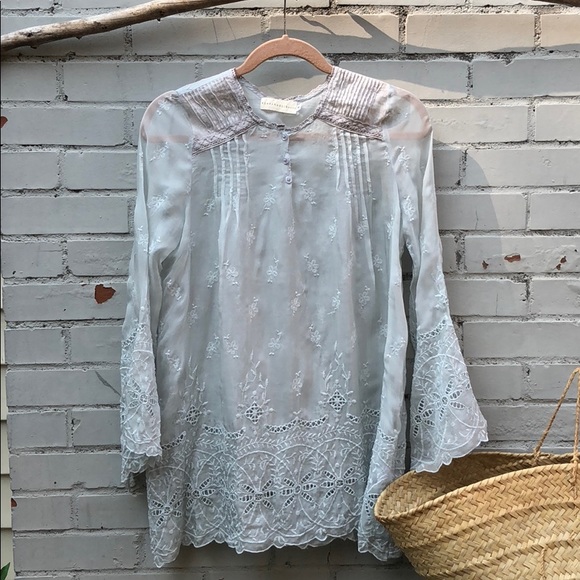 Johnny Was 4Love &Liberty silk blouse - Picture 1 of 8